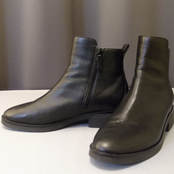 Cole Haan "River" Waterproof Leather Ankle Boots - Picture 1 of 8